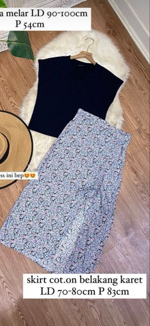 Flowers skirt