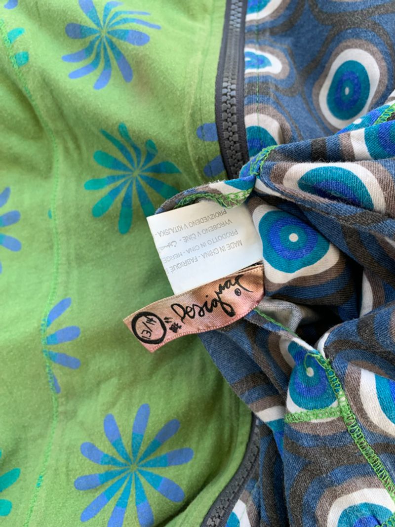 Desigual Multicolor Polcadot Pattern Zip Hoodie, foto 10