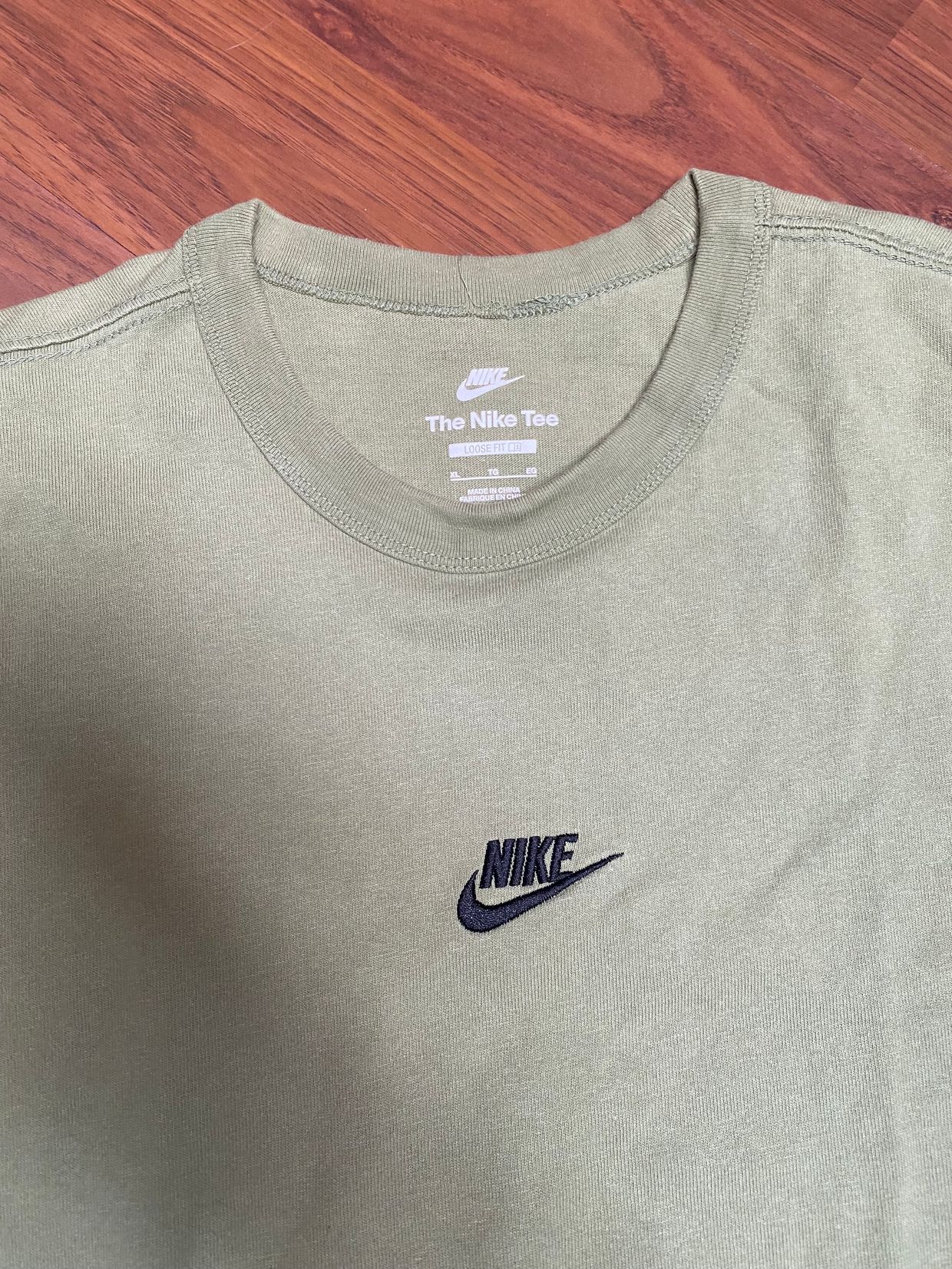 Nike Streetwear T-shirt Pria green