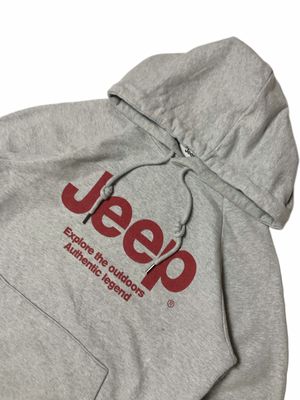 Hoodie JEEP Vintage Streetwears Grey Red