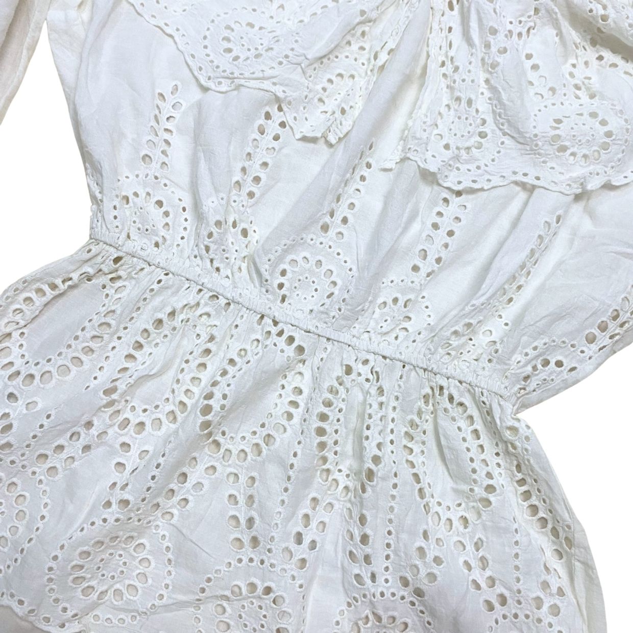Y2K Casual Blouse Wanita white, foto 5