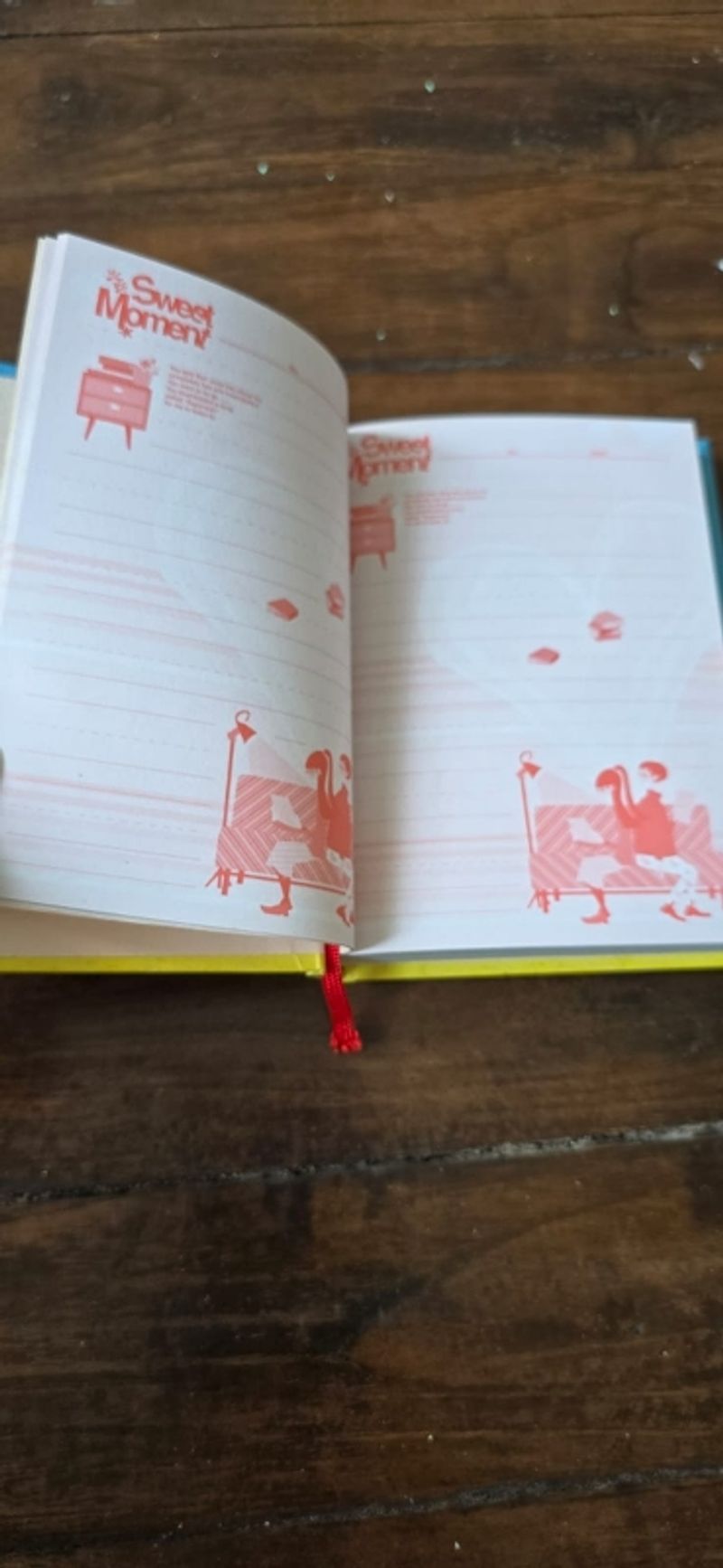 Diary biru kuning stok lama tapi kondisi baru, foto 2