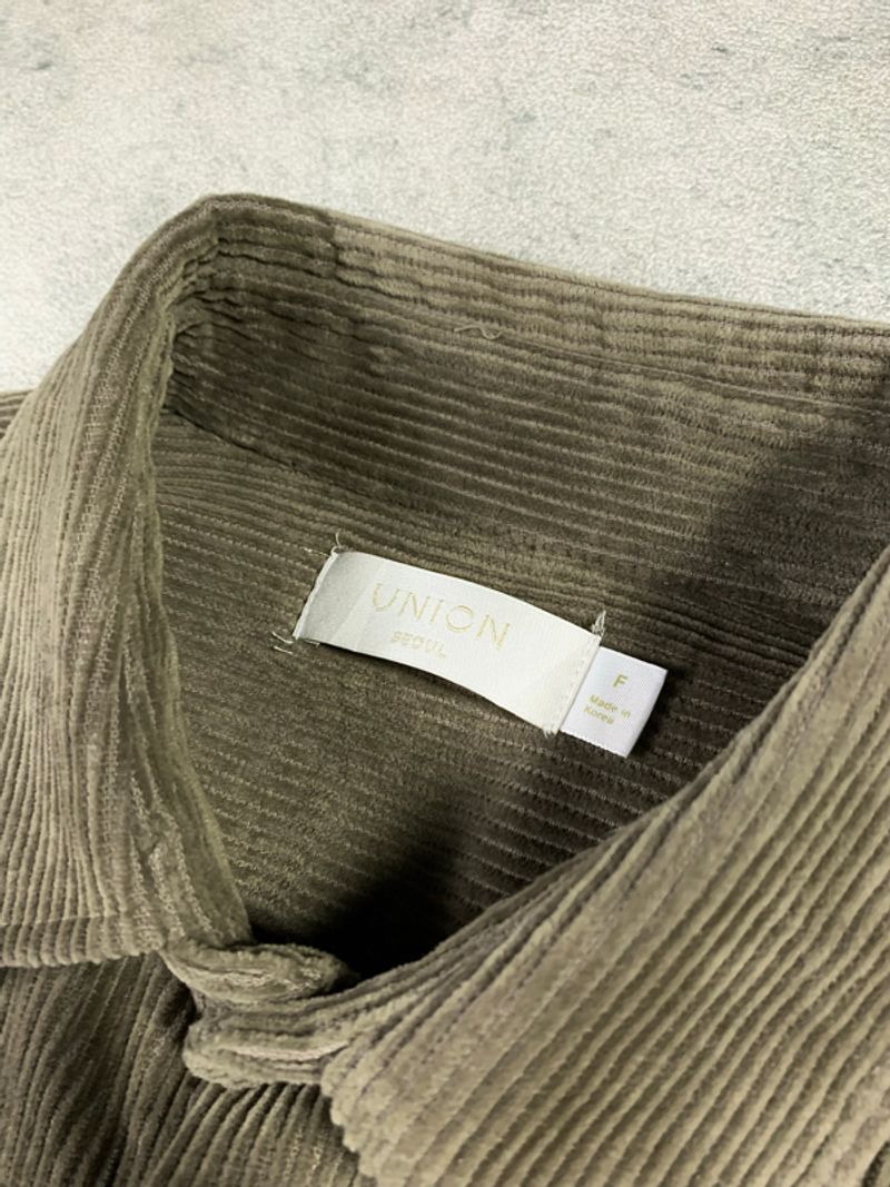 union seoul outer green corduroy, foto 4