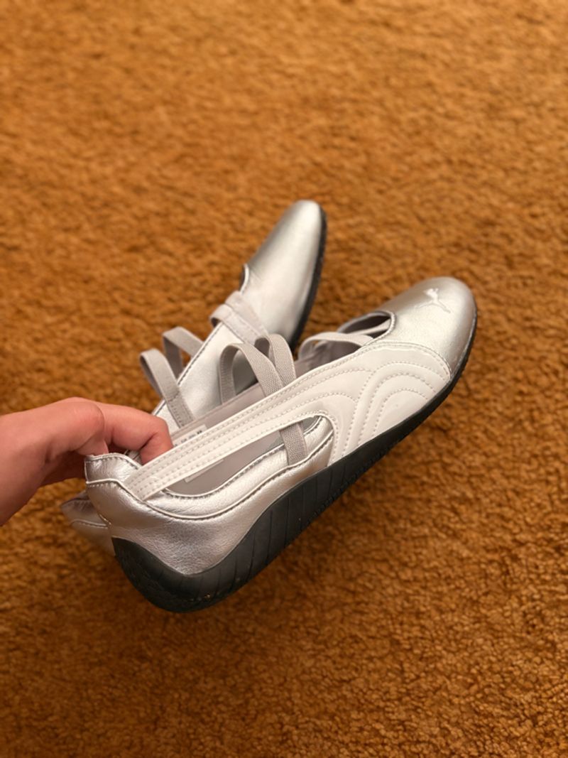 Puma speedcat ballet silver (preloved), foto 2