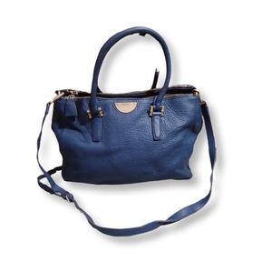 Nina Ricci Blue Handbag Leather with sling