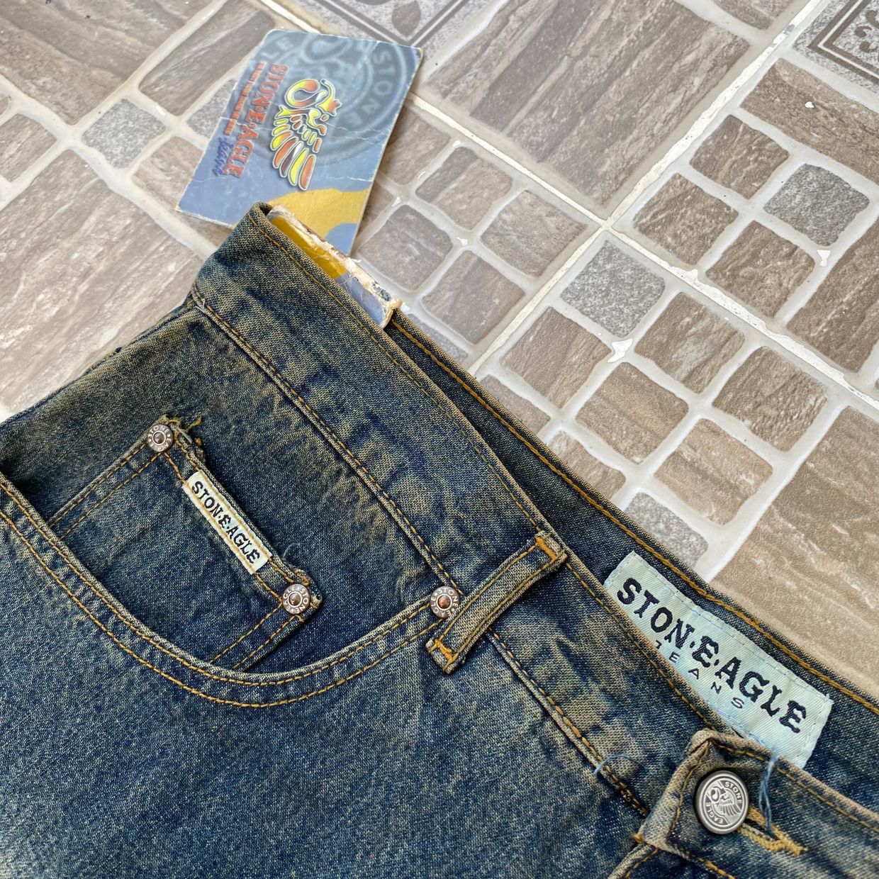 Jeans Pria brown, foto 3