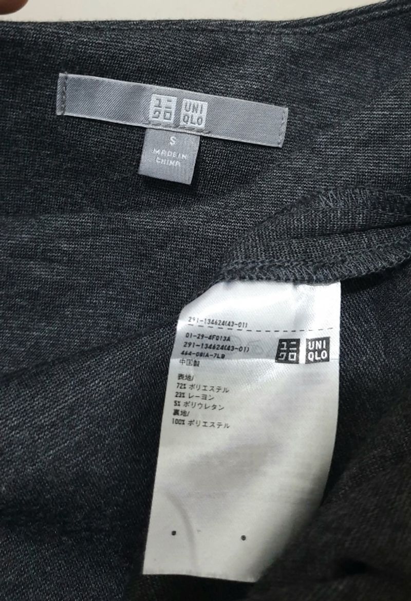 UNIQLO mini dress, dark grey, second monza, foto 4