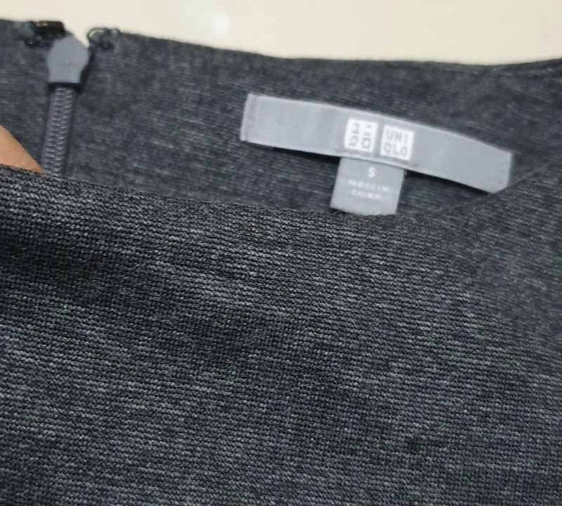 UNIQLO mini dress, dark grey, second monza, foto 6