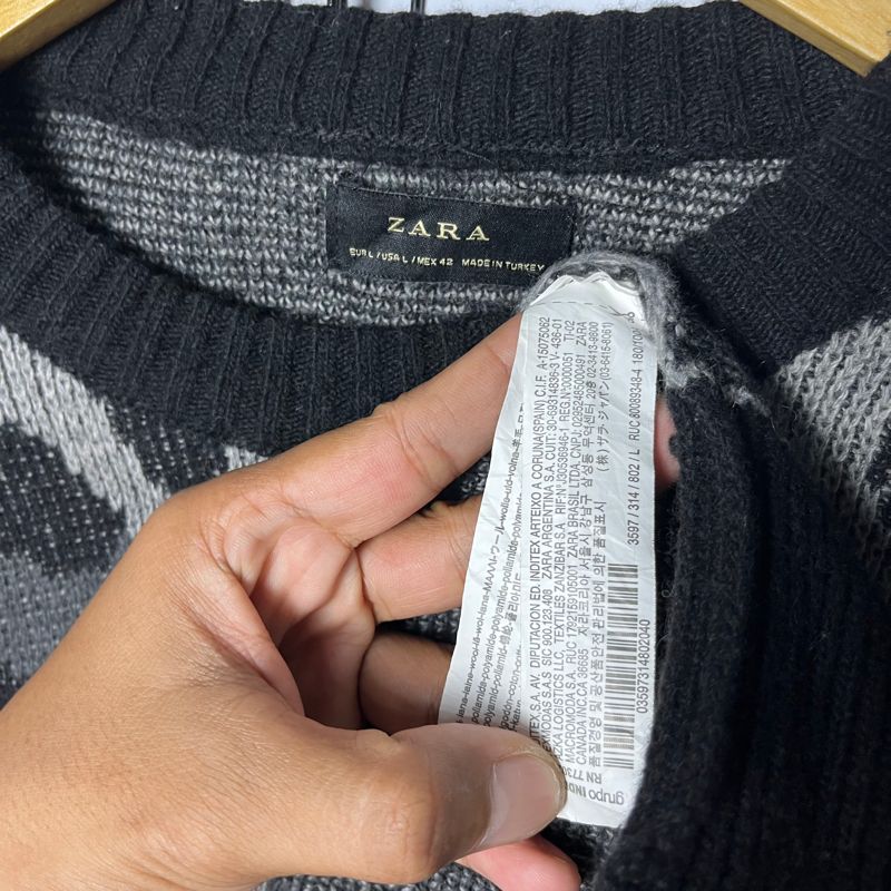 Zara Man Camo Leopard Knitwear, foto 6