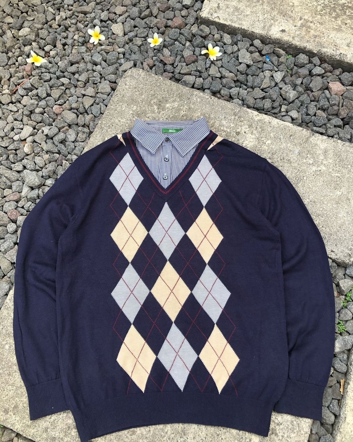 Streetwear Casual Sweater Pria navy