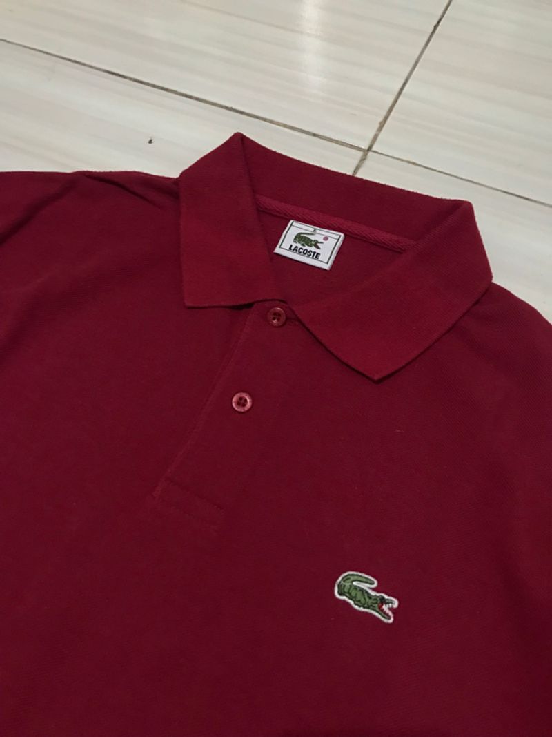 LACOSTE MAROON POLOSHIRT, foto 3