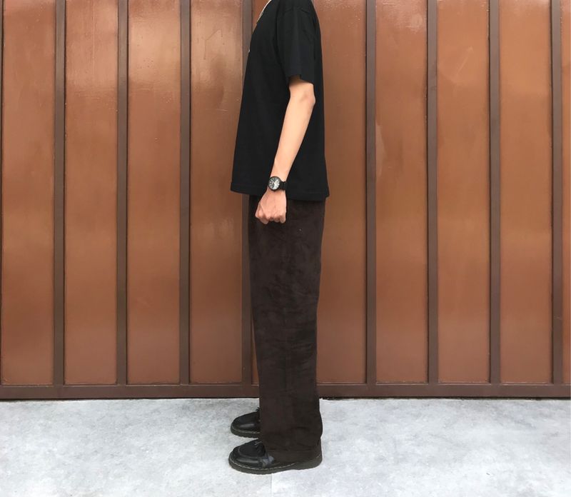 CORDUROY PANTS DARK BROWN, foto 2