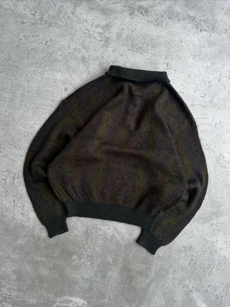 Solo d’Oro Knitwear vintage half button pattern, foto 5