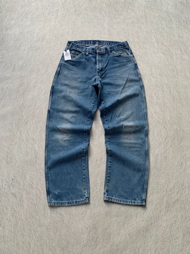 Workpant Dickies Carpenter Faded Blue Jeans, foto 2