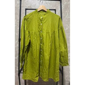 Lime Green Babydoll Tops