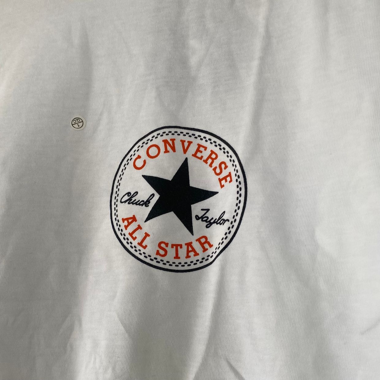Converse Casual T-shirt Pria white, foto 4