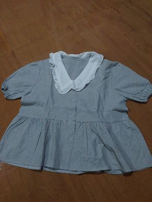 Kemeja croptop baby doll