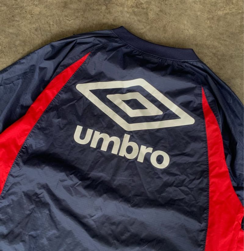 00’s - Umbro summer jersey LS Twotone(Navy Red), foto 6