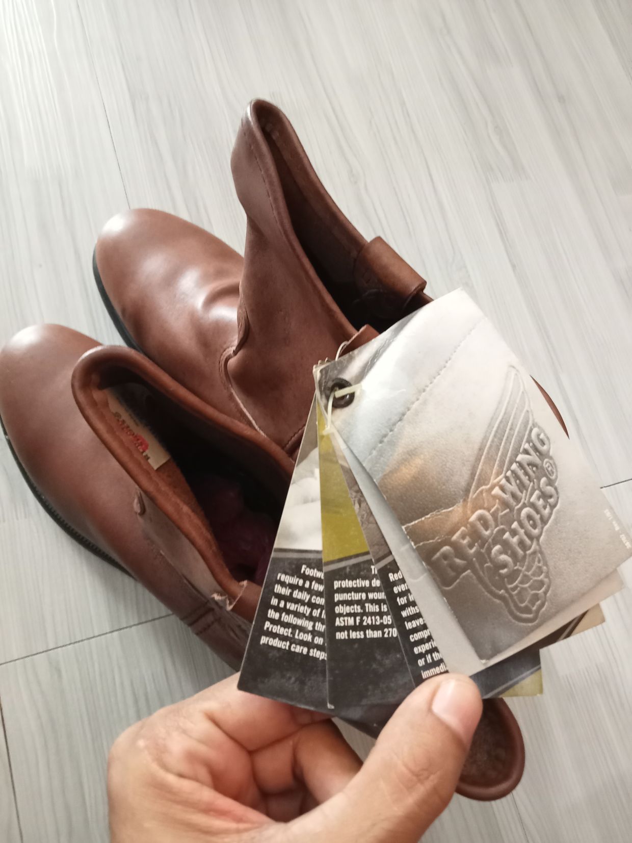 Red Wing Shoes Reworked Boots Pria brown, foto 6
