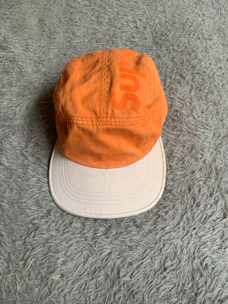 topi supreme two tone camp cap ss17 5 panel hat ropehat, foto 7