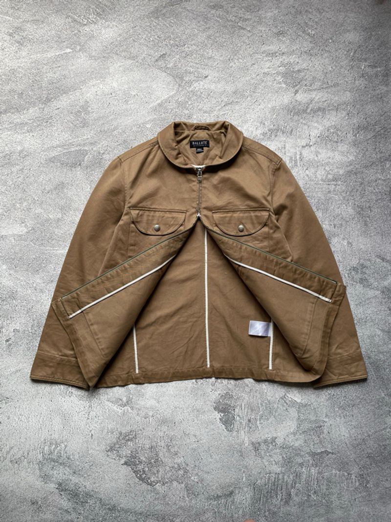 Balutte - 4 pocket filght iacket tan, foto 5