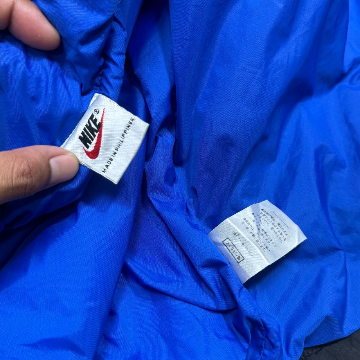 Nike Vintage Puffer jacket Pria black blue, foto 4
