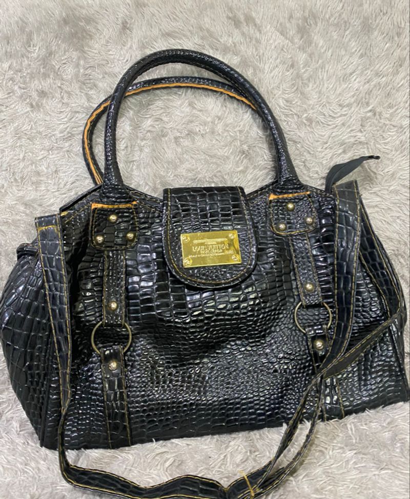 Shoulder Bag Croco Vtg, foto 2