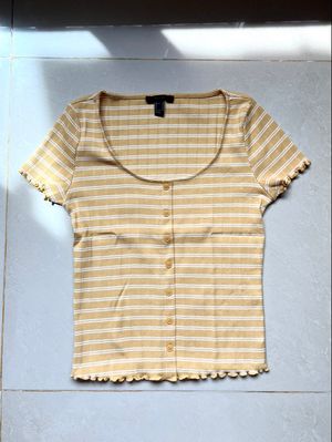 Stripes button top (forever21)