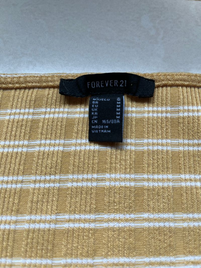 Stripes button top (forever21), foto 3