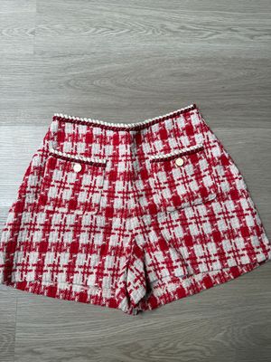 mango tweed short
