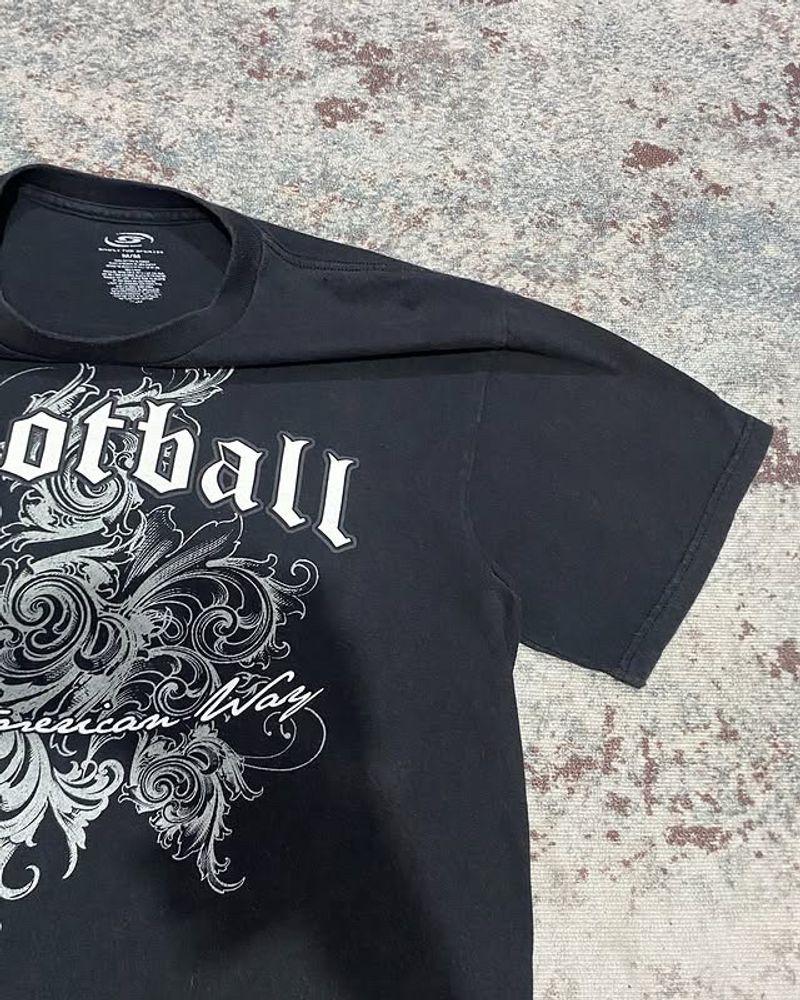 Y2k Black tee Grunge, foto 5