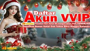✨ Rayakan Natal & Tahun Baru dengan Akun VVIP TANGKI4D!