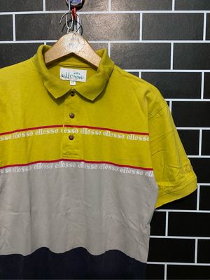 Polo Shirt ellesse vintage kaos kerah ellesse