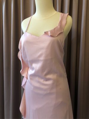 DRESS SATIN FLOWY