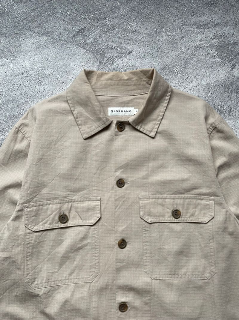 Giordano - outer shirt cream, foto 3