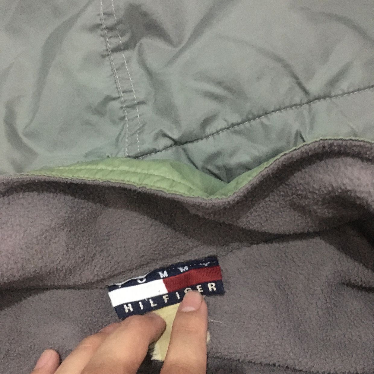 Tommy Hilfiger Gorpcore Casual Puffer jacket Pria gray, foto 4