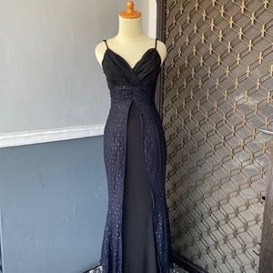 Black vtg lace dress