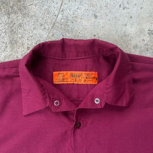 Dickies Streetwear Vintage Formal shirt Pria red