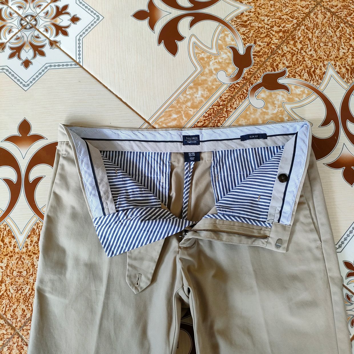GAP Casual Casual pants Pria tan, foto 2
