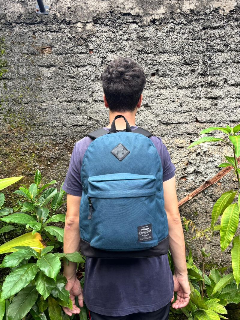 Ransel Kasual Pria Turquoise | Backpack Tipings Pria, foto 7