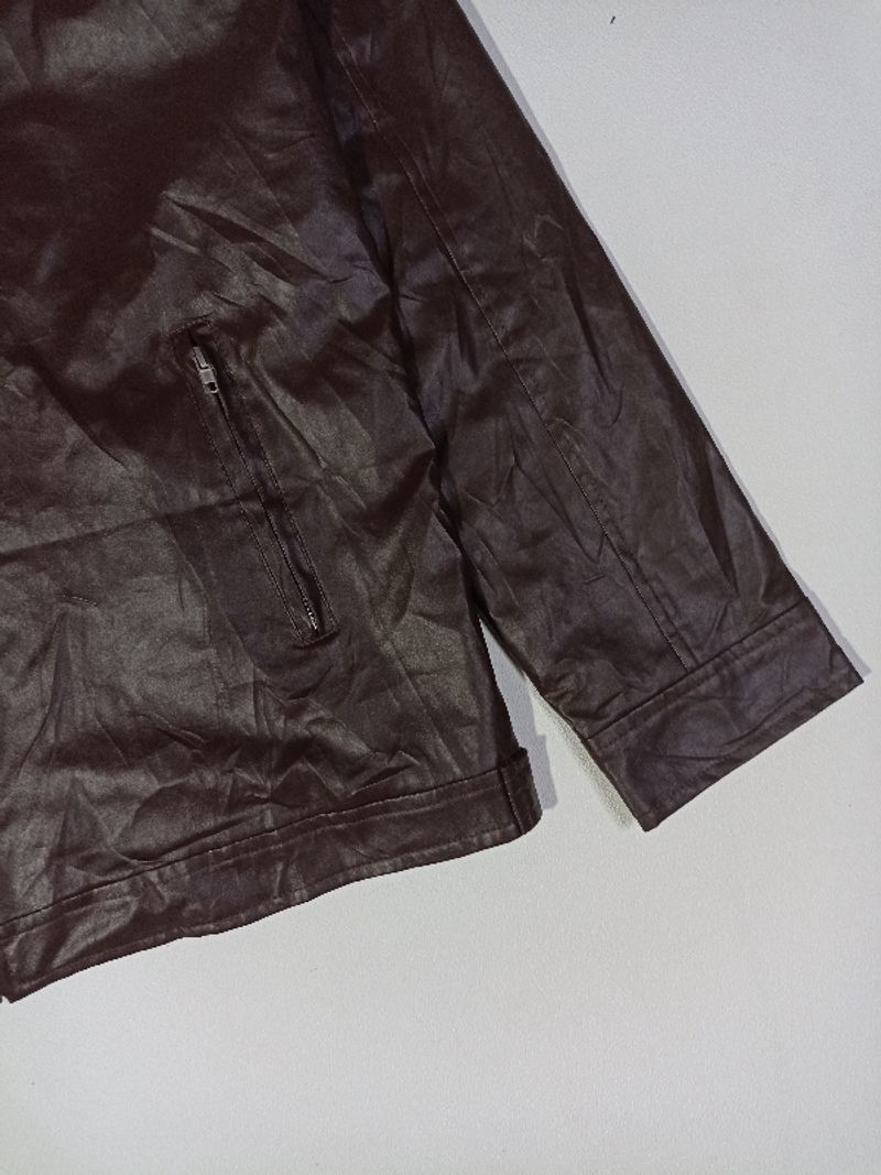 Unknown Casual Bikers Faux Leather Jacket, foto 5