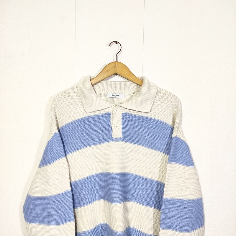 8Second Stripe Collar Neck Knitwear, foto 3