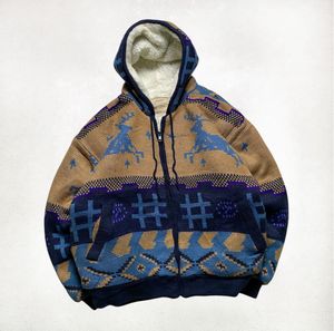 AMBITIOUS NAVAJO STYLE SHERPA JACKET