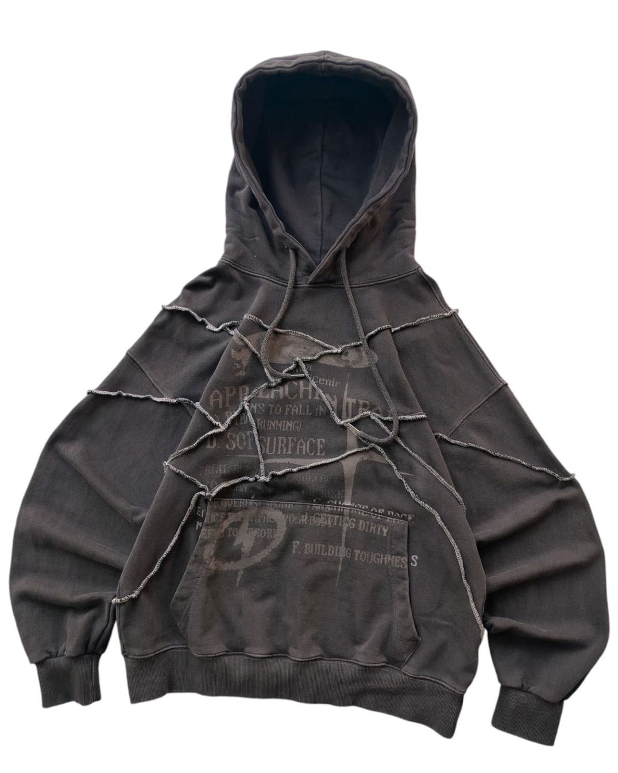 Vintage Reworked Fleece Pria silver gray, foto 5