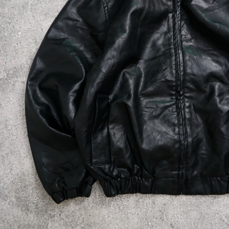 Dazy Faux Leather Jacket (Korean looks), foto 3