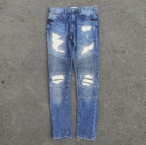 ZARA DENIM CELANA BIKERS BALAP FADING RIPPED WASHED DISTRESS