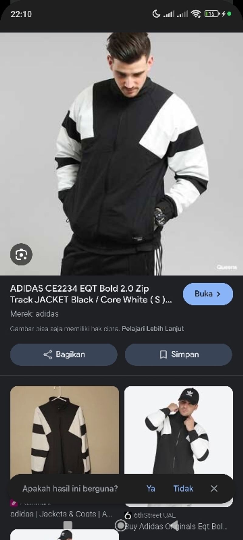 Adidas EQT bold 2.0 ADV jacket, foto 2