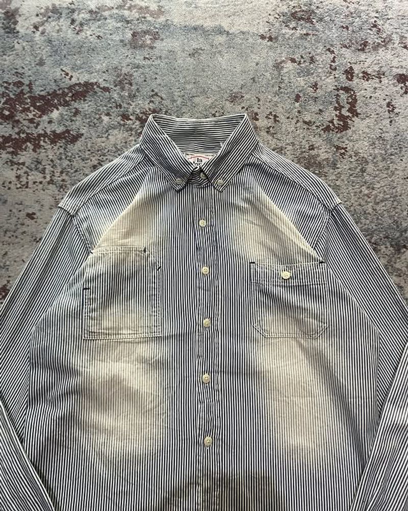 La Douce Stripe Shirt Button Up, foto 2
