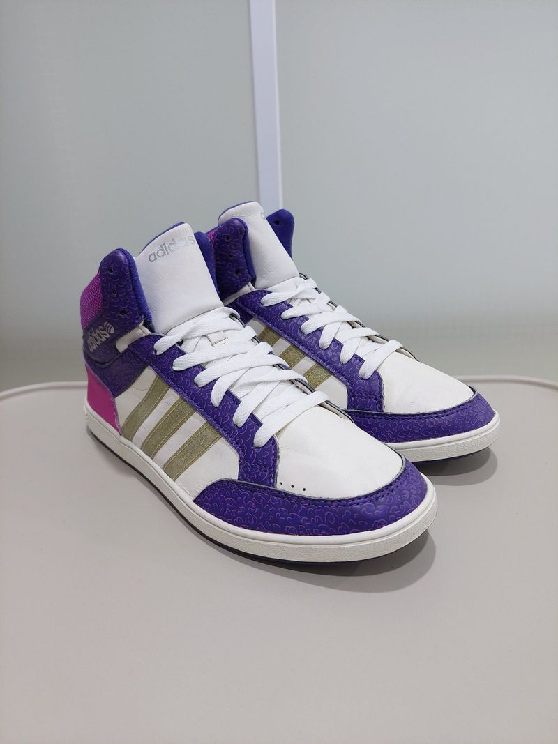 Sepatu Adidas "HOOPS MID K" - size 40, foto 2