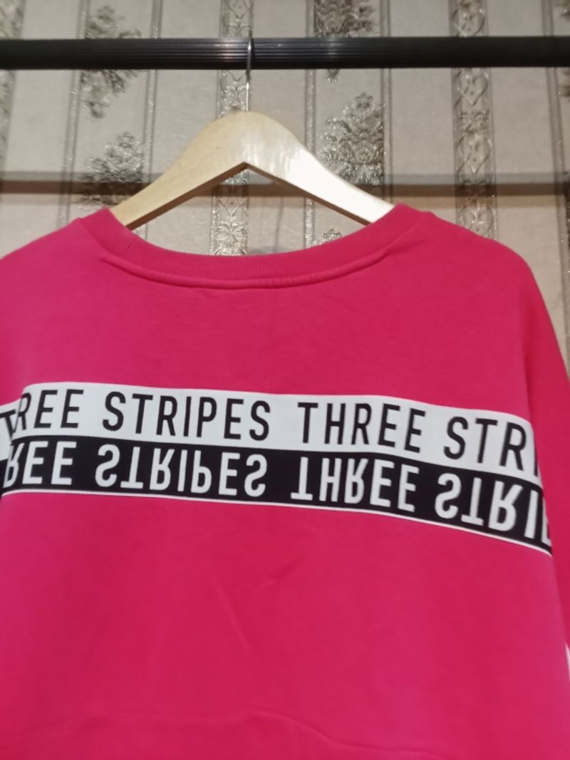 CREWNECK ADIDAS SCRIP LINE STRIPE, foto 2